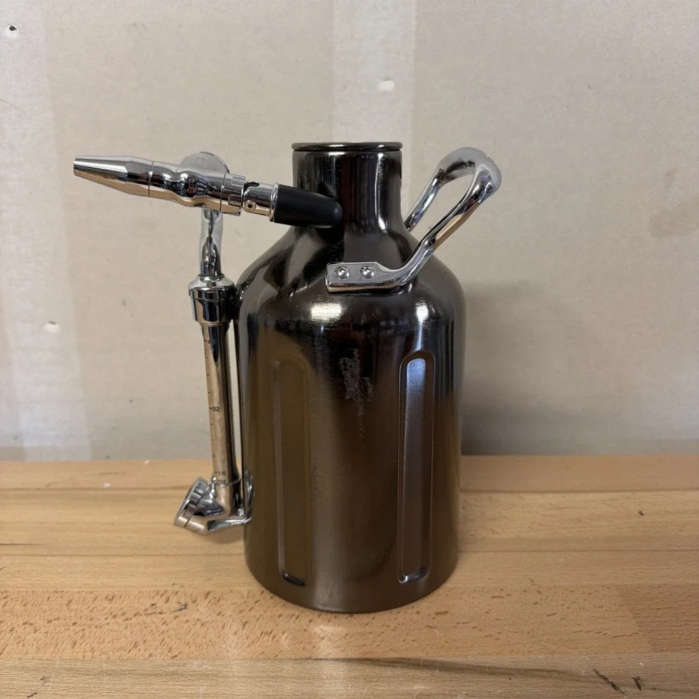 Growlerwerks Ukeg Nitro Cold Brew Coffee Maker 1.9L 64oz Stainless Black